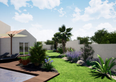 Visuels 3D de jardins par Baland Paysage