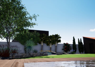 Visuels 3D de jardins par Baland Paysage